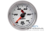 Autometer C2 Electric Oil Pressure Gauge